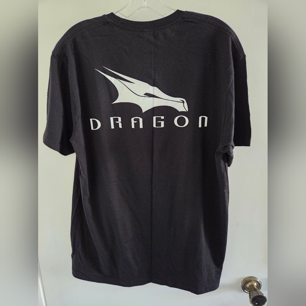 SpaceX Dragon Black Short Sleeve Men's Tee